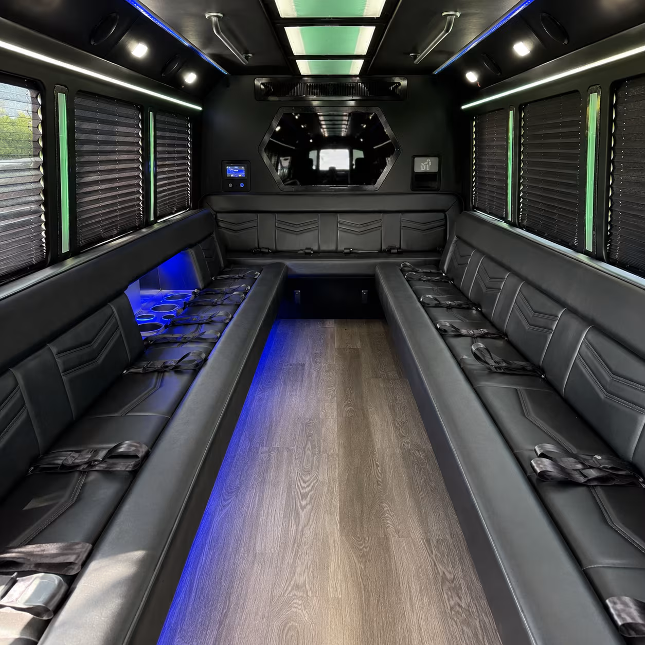 28 Passenger Party Bus Inside