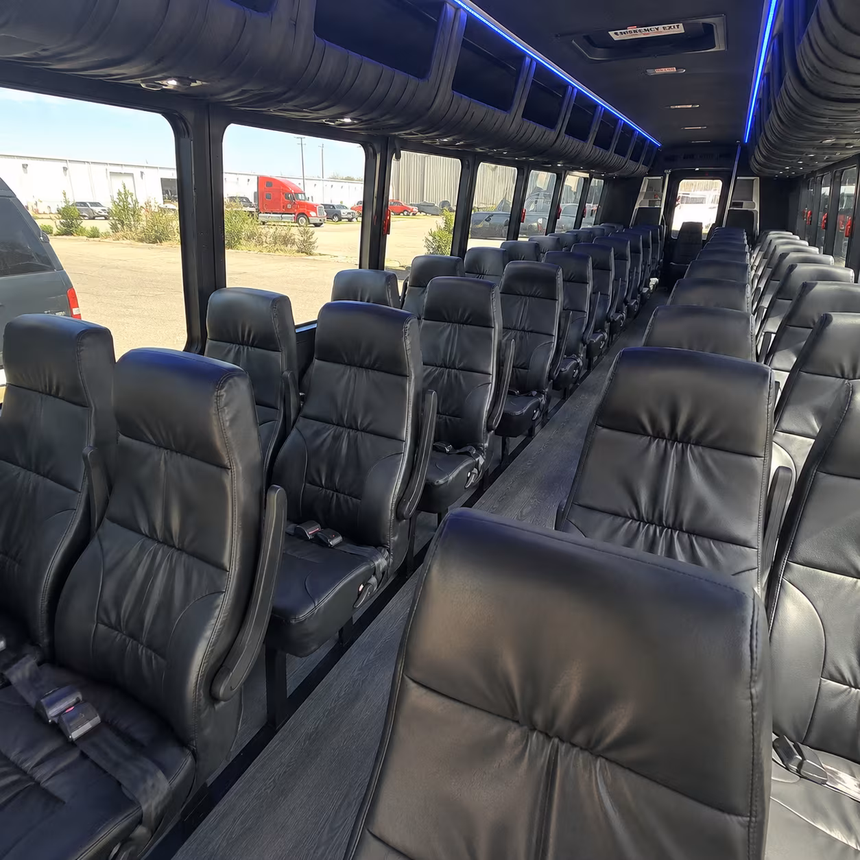 15-35 Passenger Minibus Inside