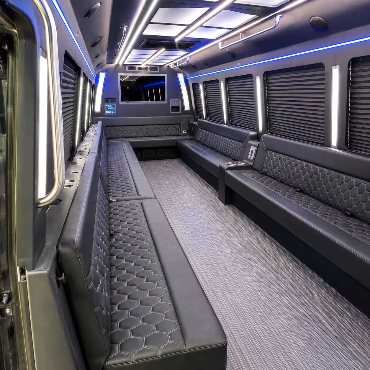 Palmdale Bachelor & Bachelorette Transportation party bus exterior