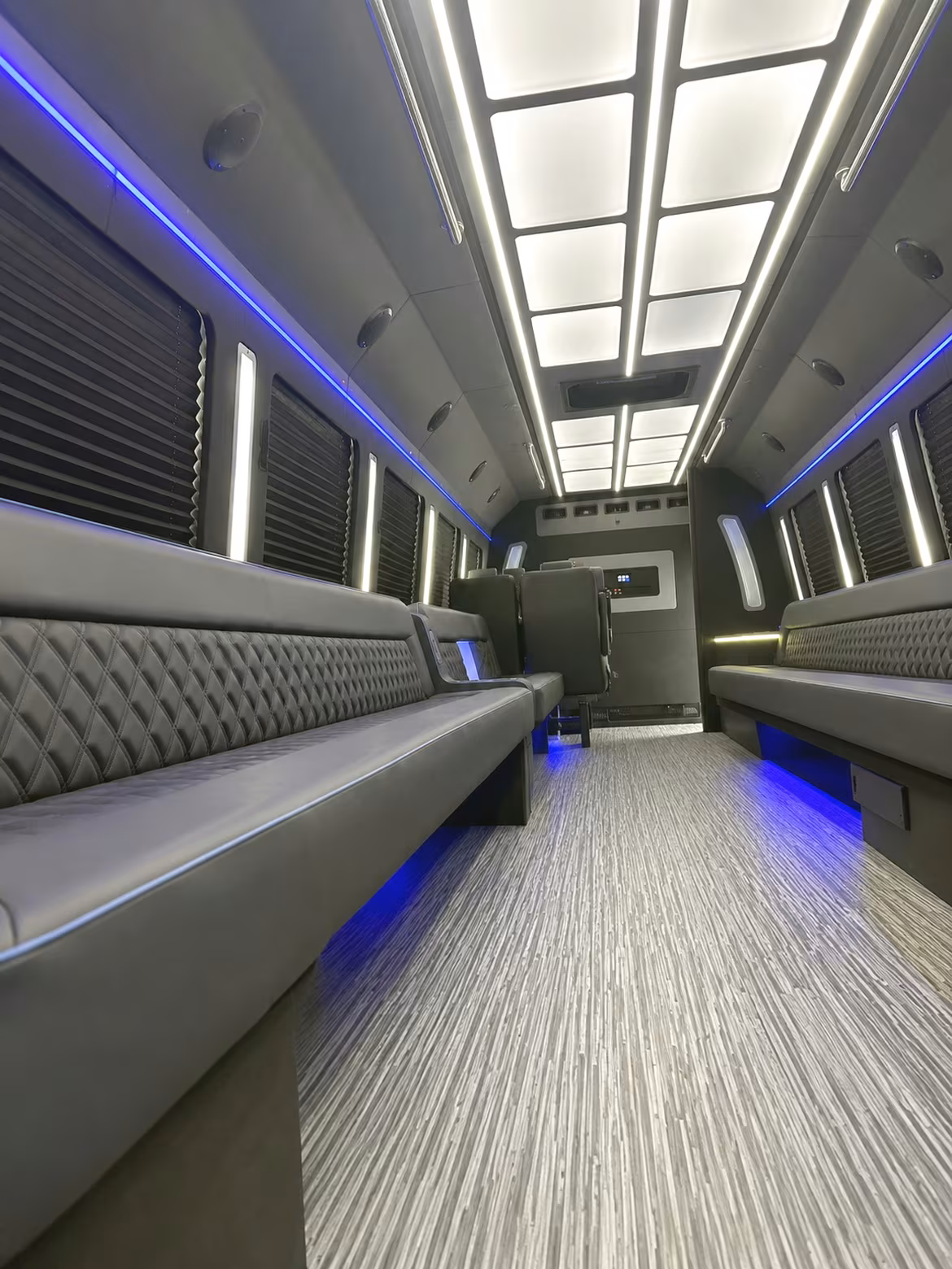 Palmdale Concert & Music Festival Transportation party bus interior