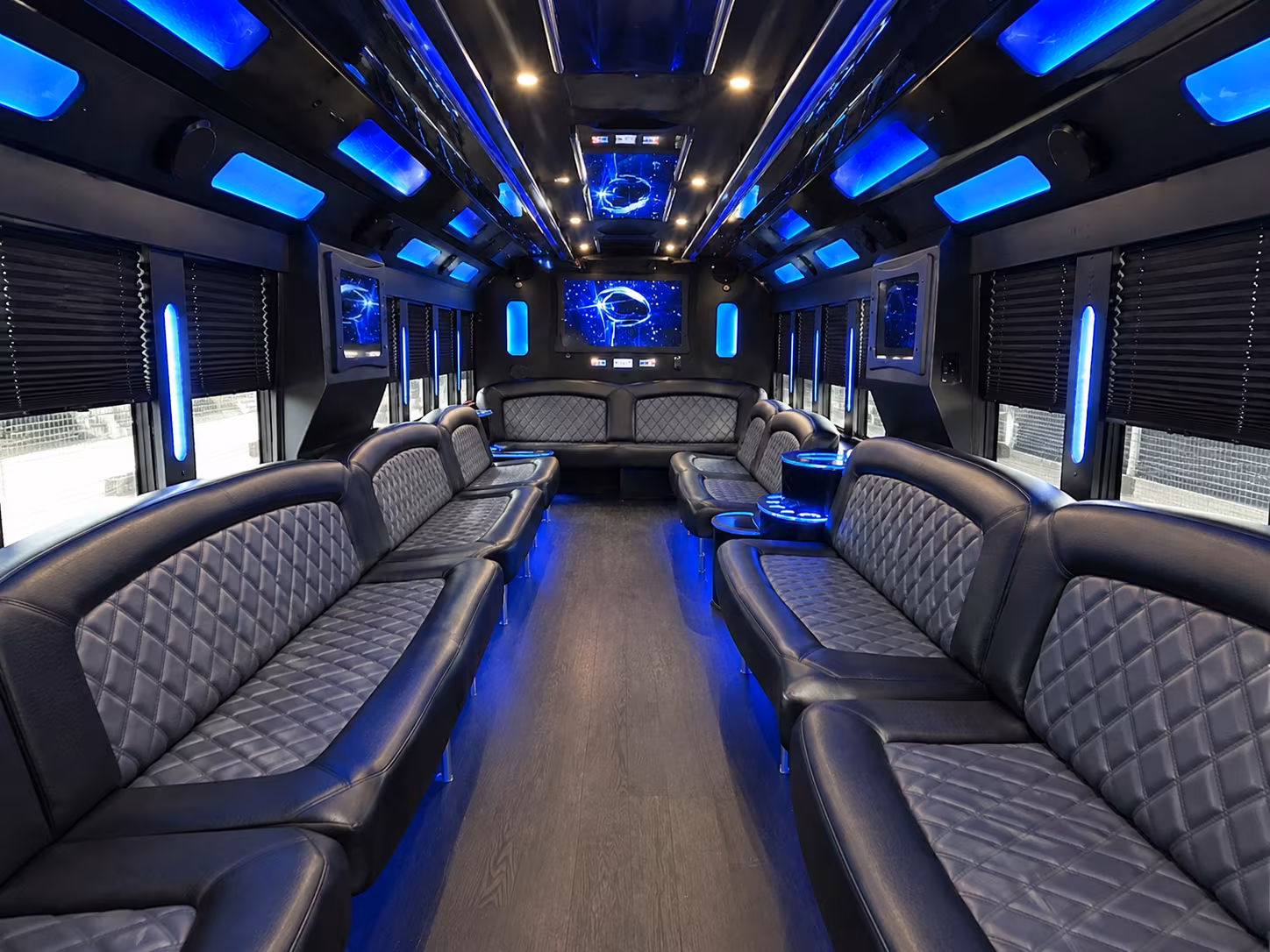 Palmdale Concert & Music Festival Transportation party bus exterior