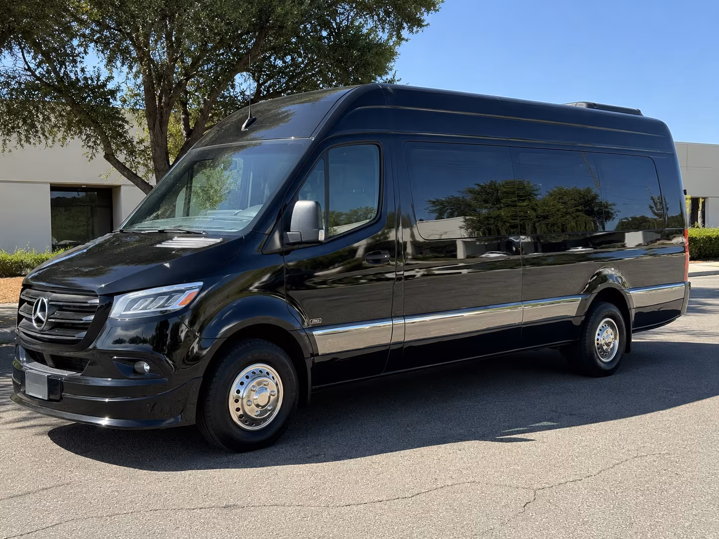 Palmdale Corporate Transportation party bus exterior