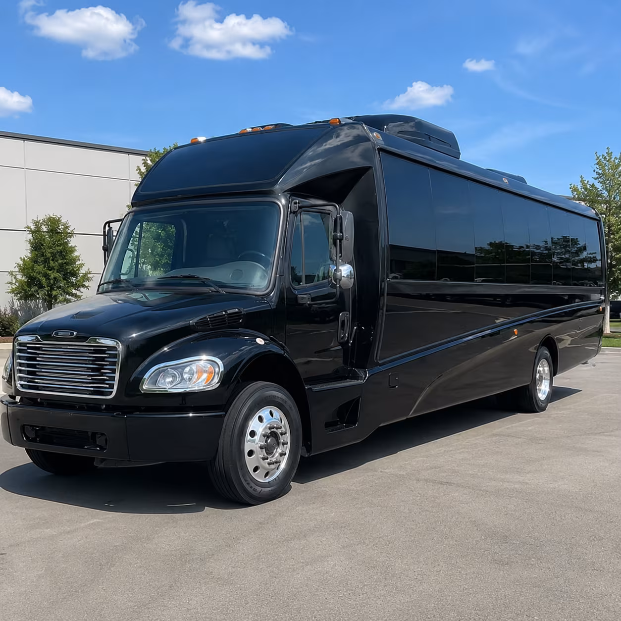 Palmdale Corporate Transportation party bus exterior