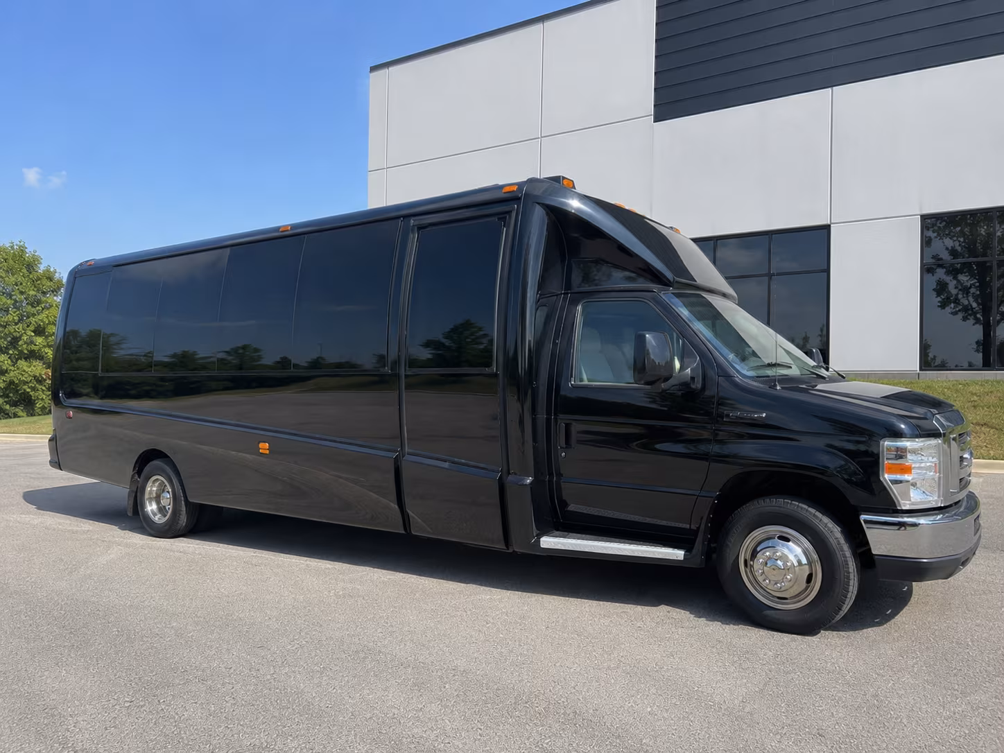 Palmdale Private Event Transportation party bus exterior