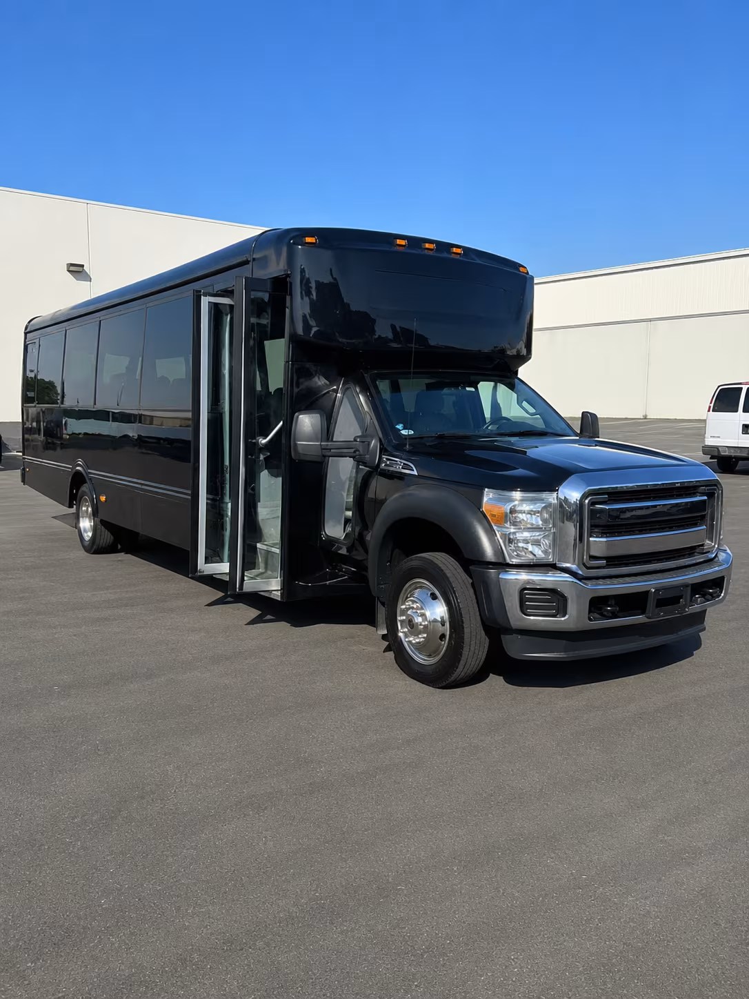 Palmdale Private Event Transportation party bus exterior