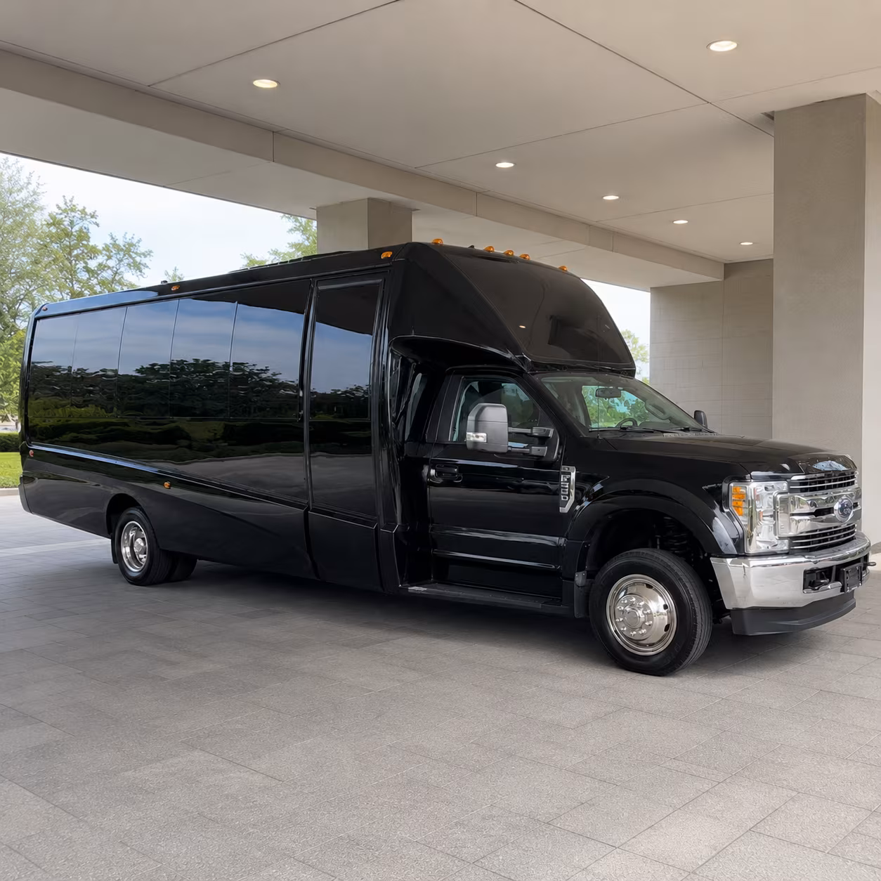Palmdale Prom & Homecoming Transportation party bus exterior