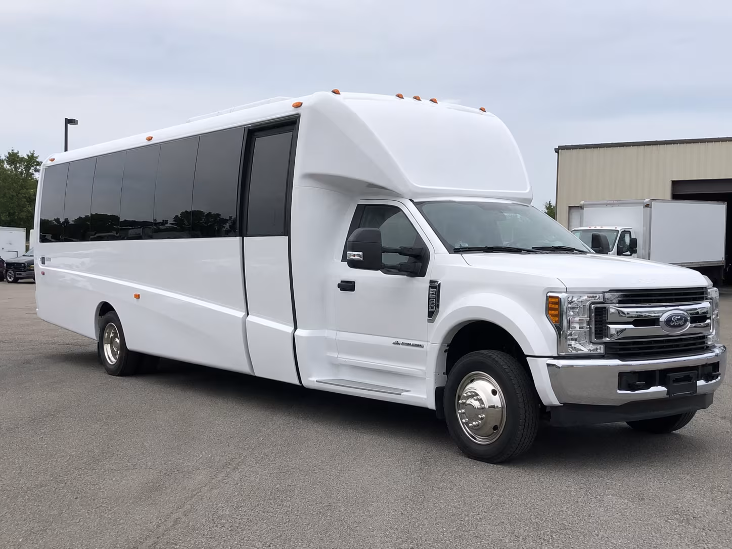 Palmdale School Event Transportation party bus exterior