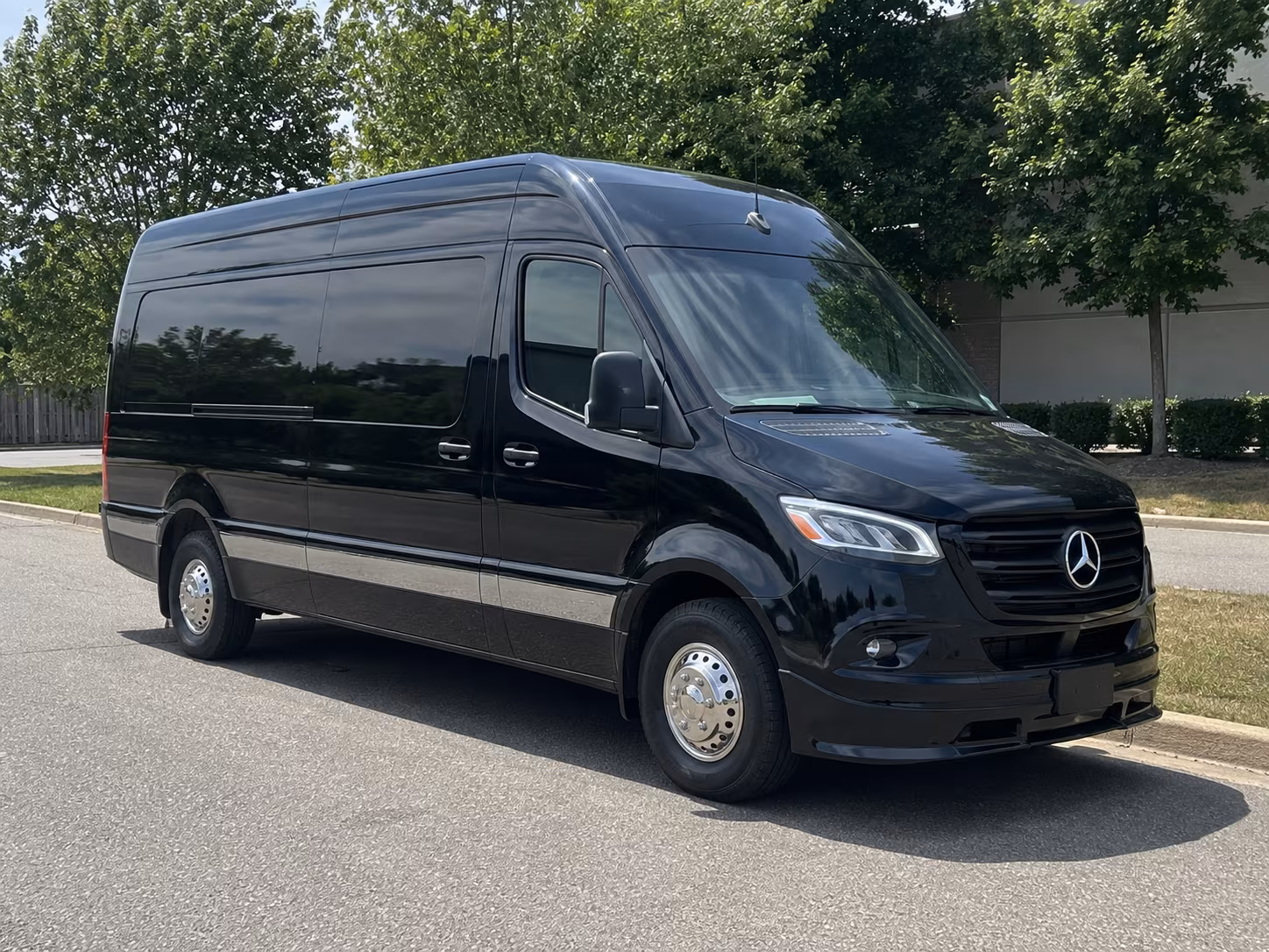 Palmdale School Event Transportation party bus exterior