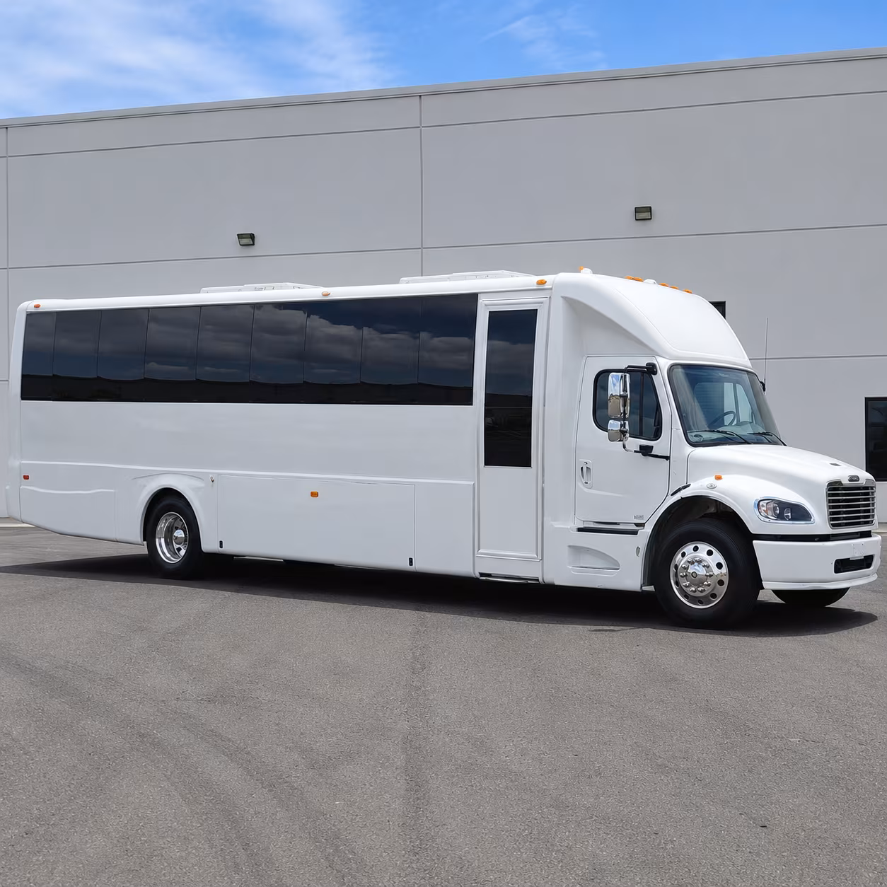 Palmdale Sporting Event Transportation party bus exterior