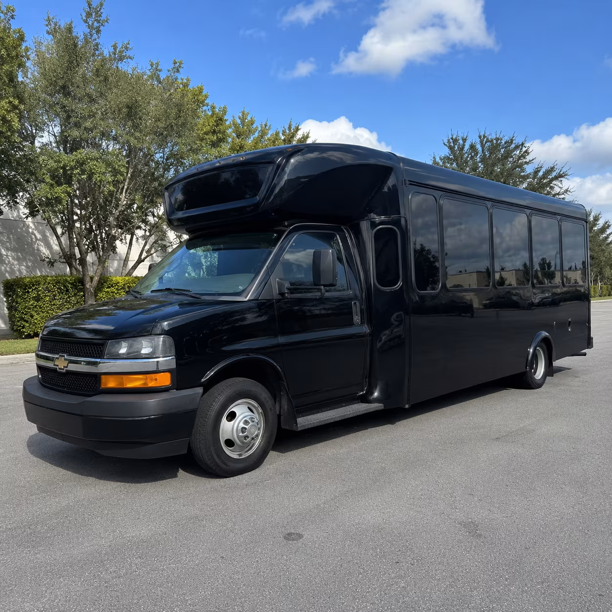 Palmdale Sporting Event Transportation party bus exterior
