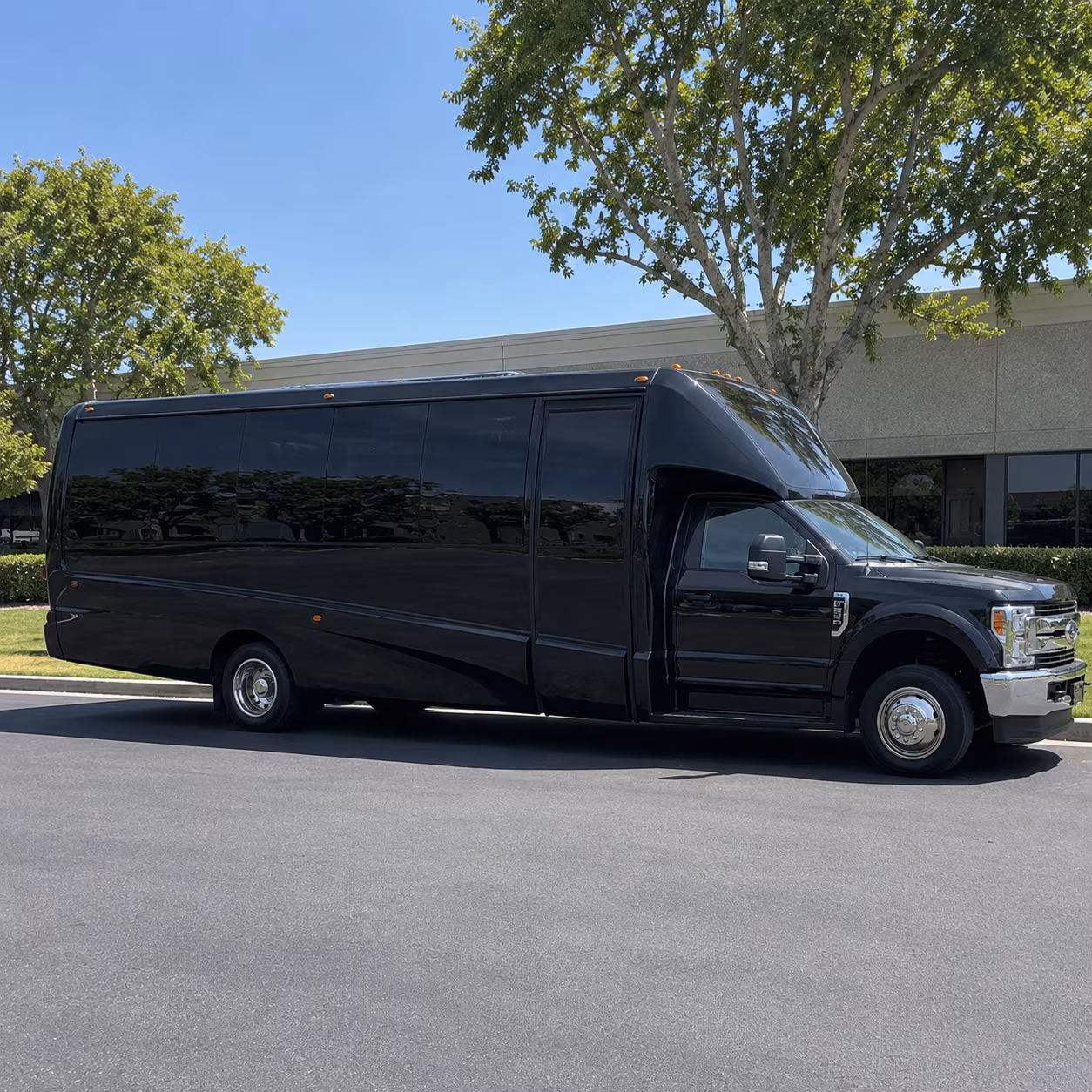 Palmdale Sporting Event Transportation party bus exterior
