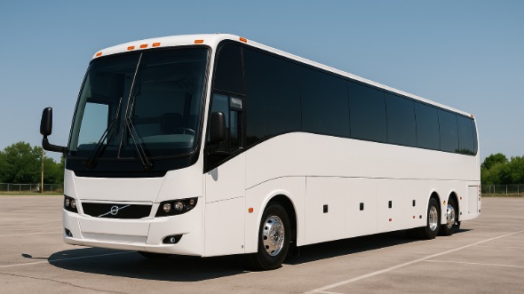Exterior of Charter Bus Company Palmdale's 40 Passenger Charter Bus in Palmdale