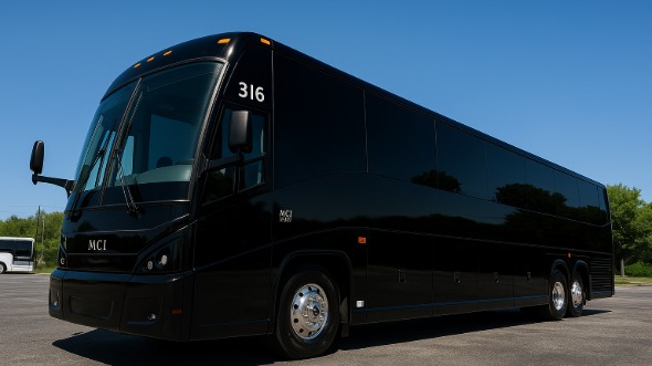 Exterior of Charter Bus Company Lancaster's 40 Passenger Party Bus in Lancaster