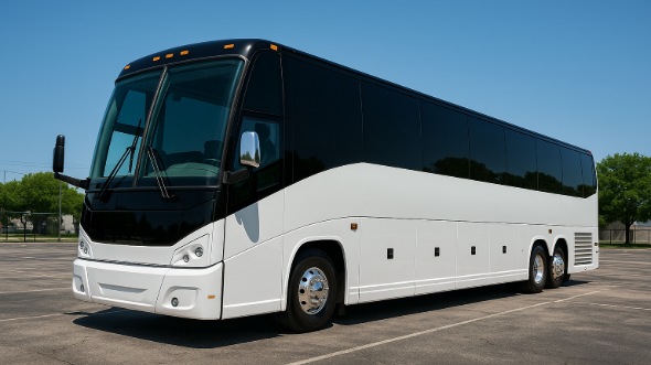 Exterior of Charter Bus Company Los Angeles's 40 Passenger Party Bus in Los Angeles