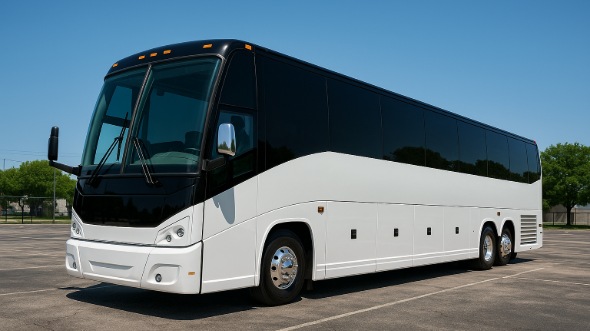 Exterior of Charter Bus Company Pasadena's 40 Passenger Party Bus in Pasadena